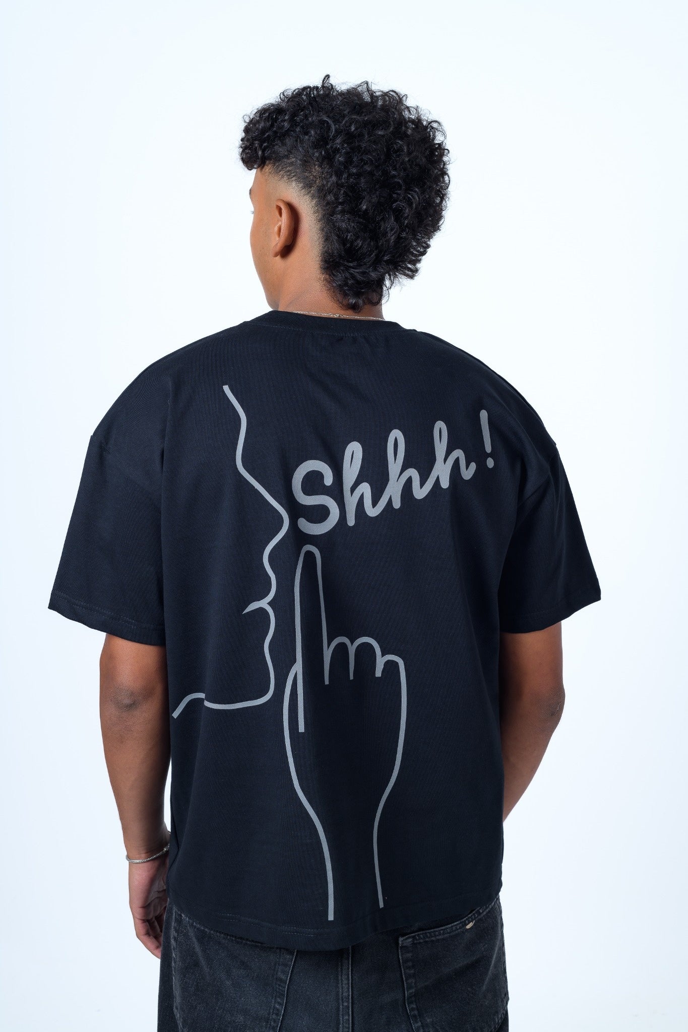 Shhhh.. Black Tee